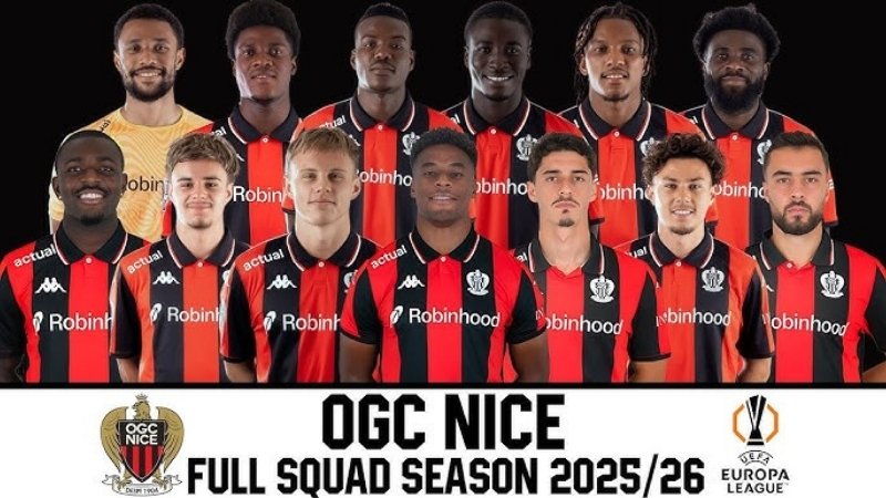 Đội hình của Nice mùa giải hiện tại